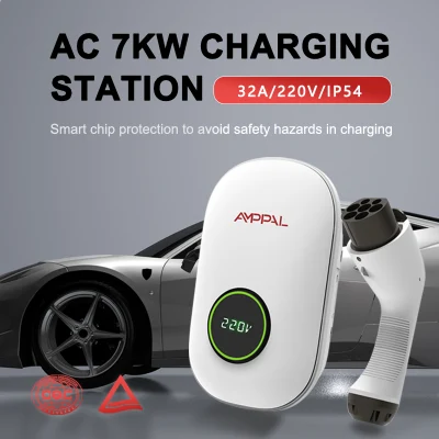 Kayal APP Control 220V 32A Evse Stazione di ricarica per veicoli elettrici Nuovo arrivo Caricatore intelligente per auto EV con certificato CE